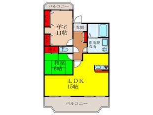 リバ－ジョイントⅡの物件間取画像